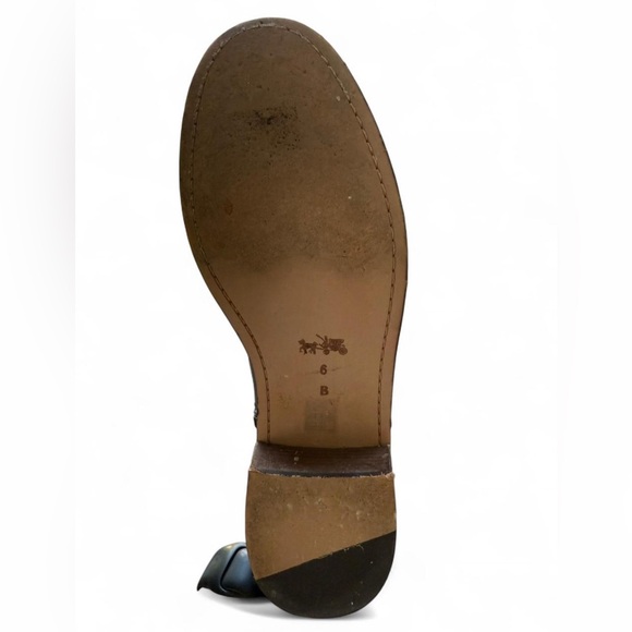 COACH Carolina Extended Calf Leather Riding Boots - Picture 6 of 10